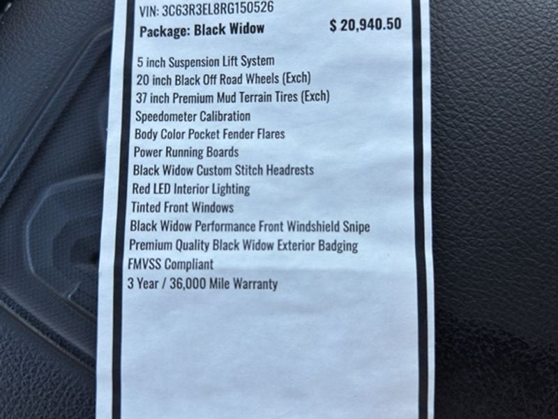2024 RAM 3500 Laramie Black Widow